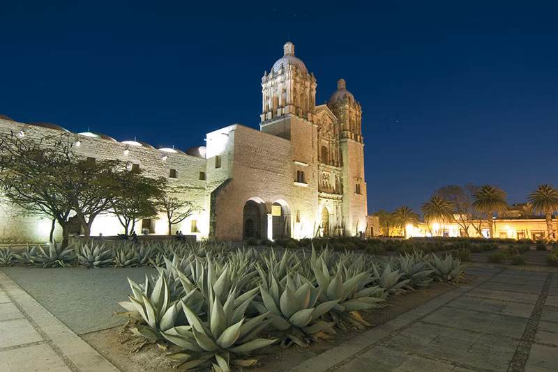 Exterior of church in Mexico