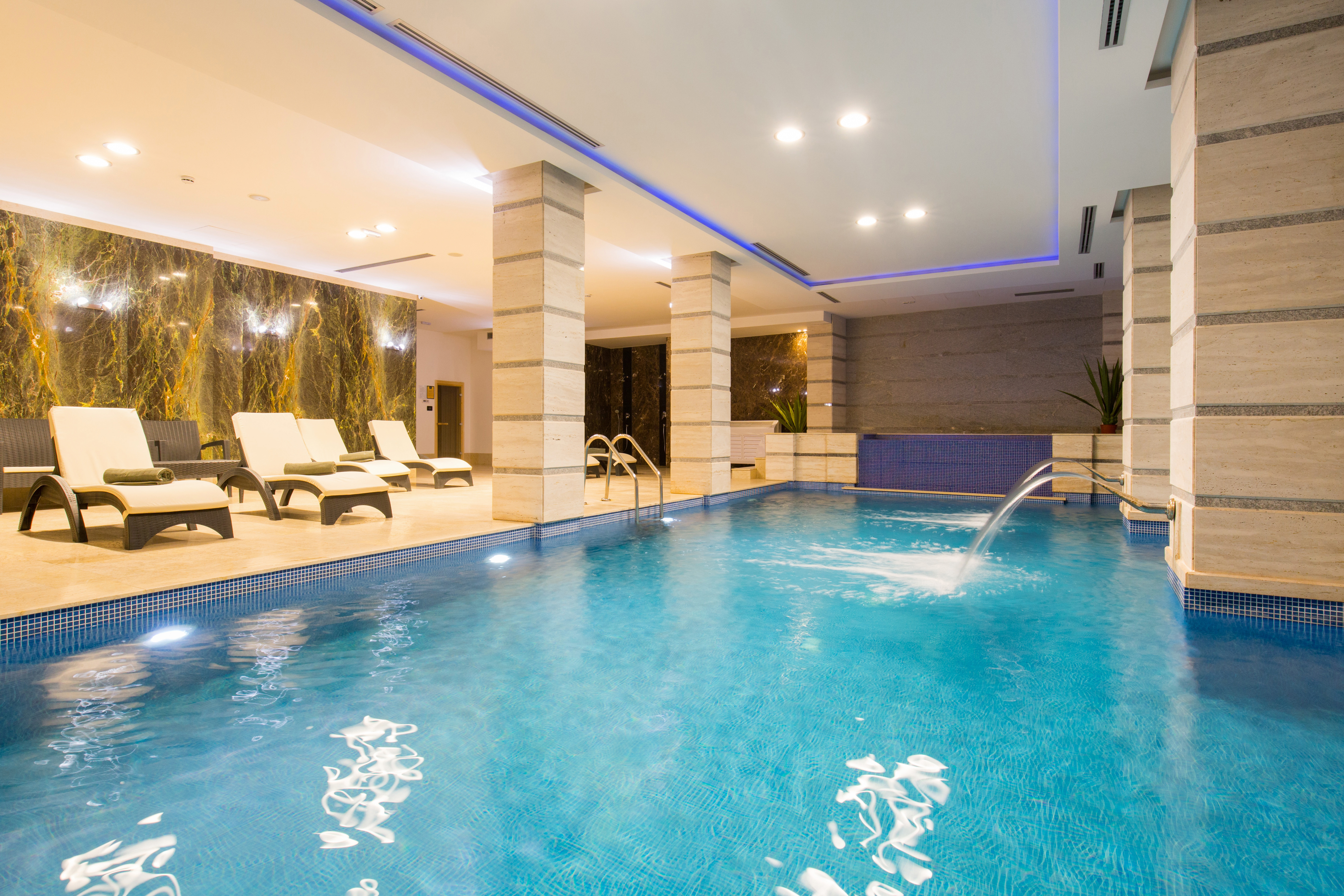 Spa pool area