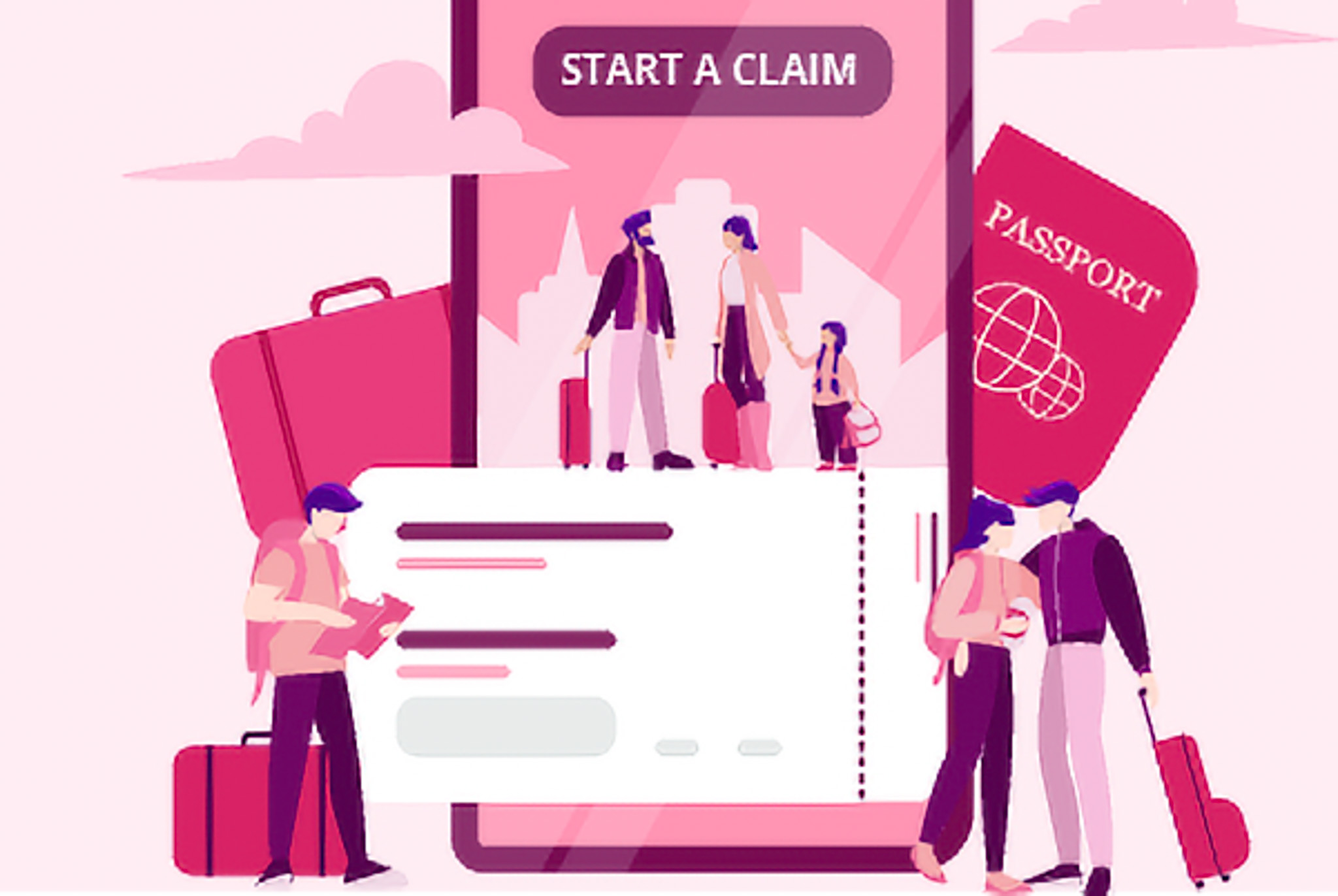 Start a claim graphic