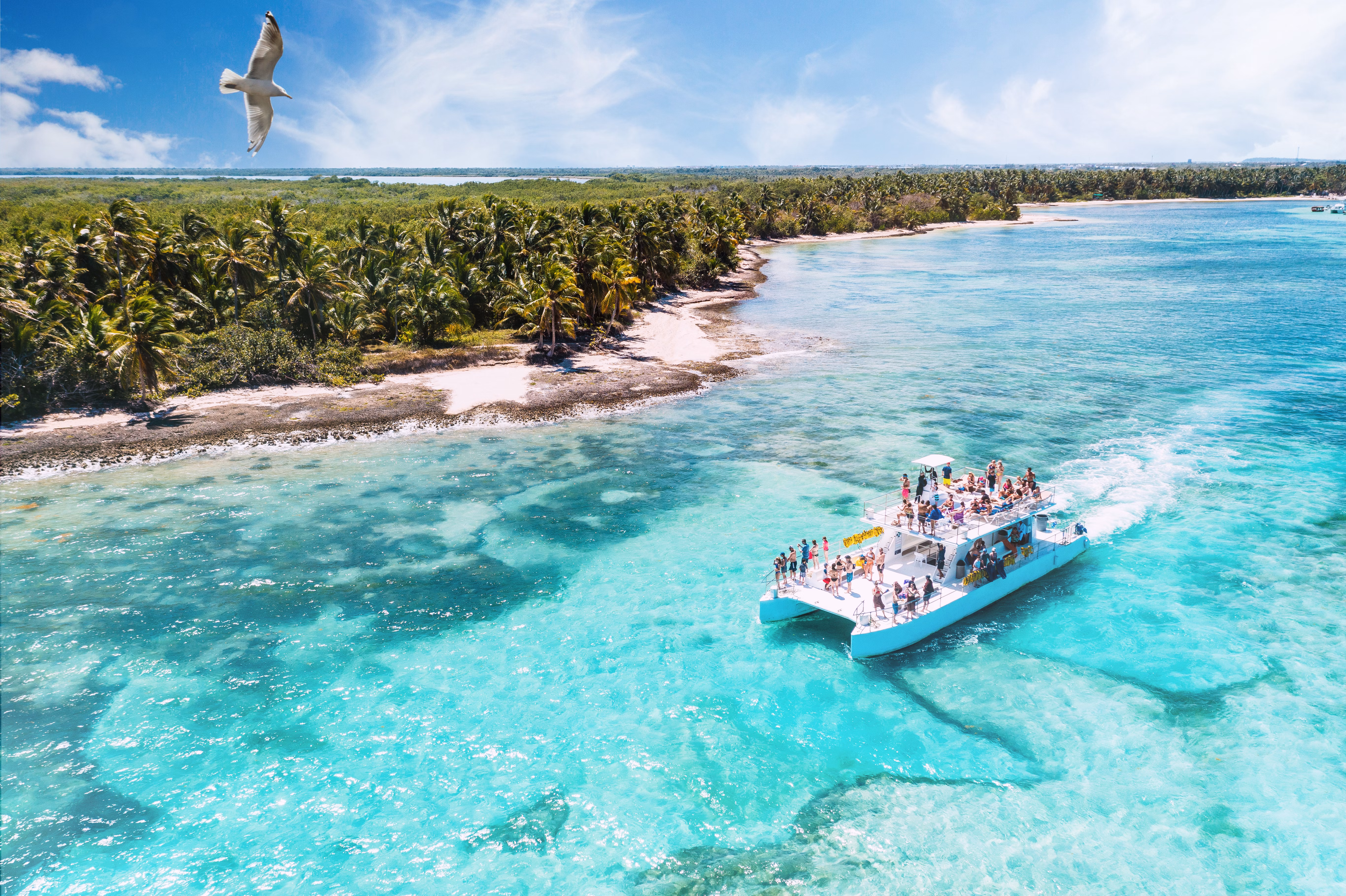 boat excursion through Punta Cana