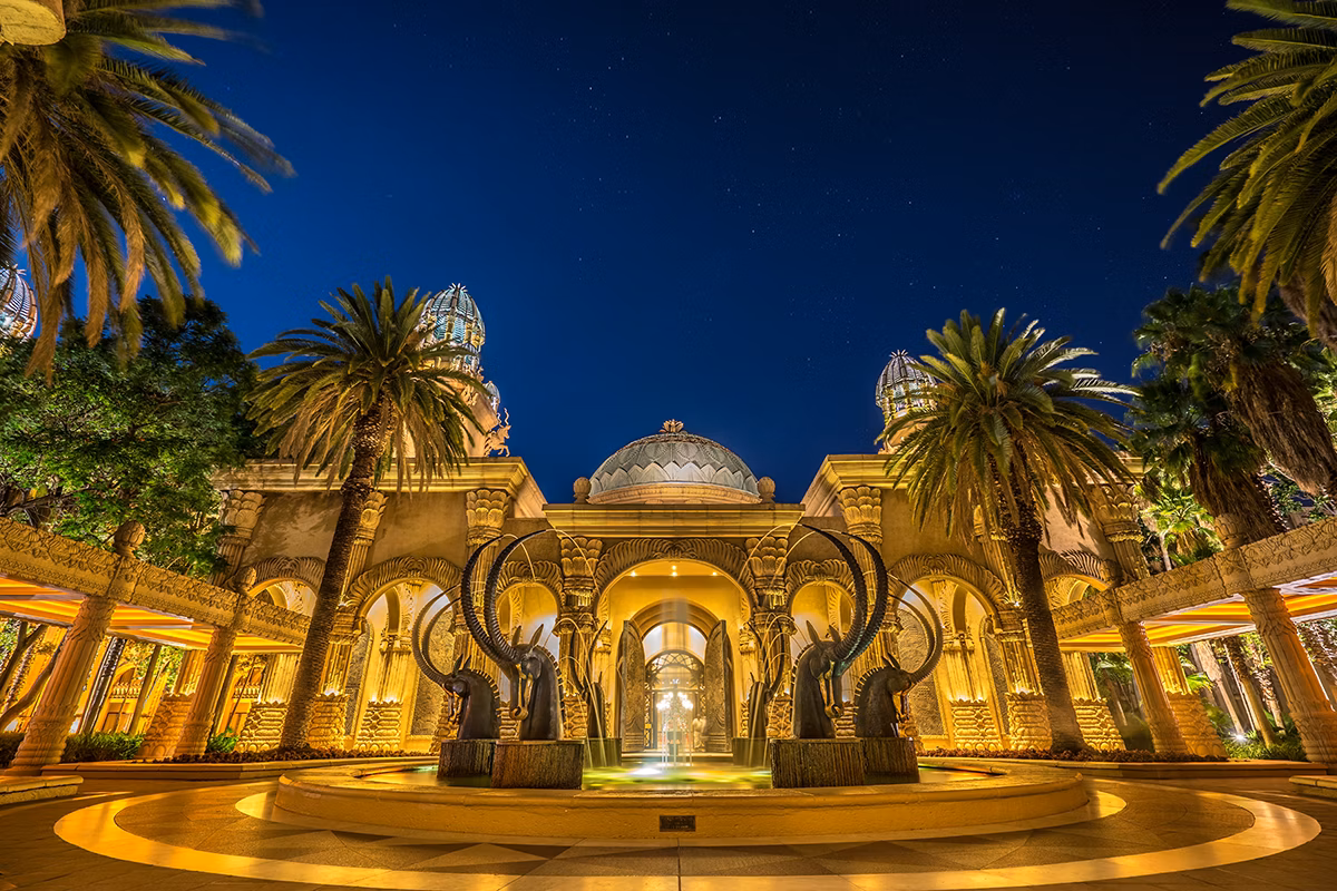 Fountain at the Sun City in South Africa