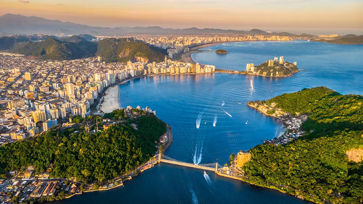 Bay of São Vicente, Brazil