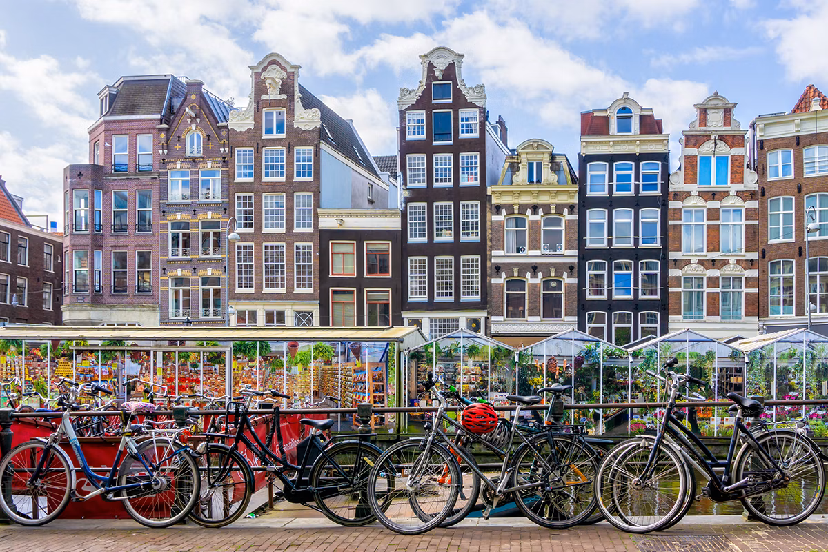 bikes in Amsterdam, Netherlands