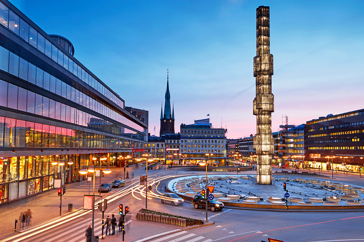 Central Sergels Torg Square in Stockholm