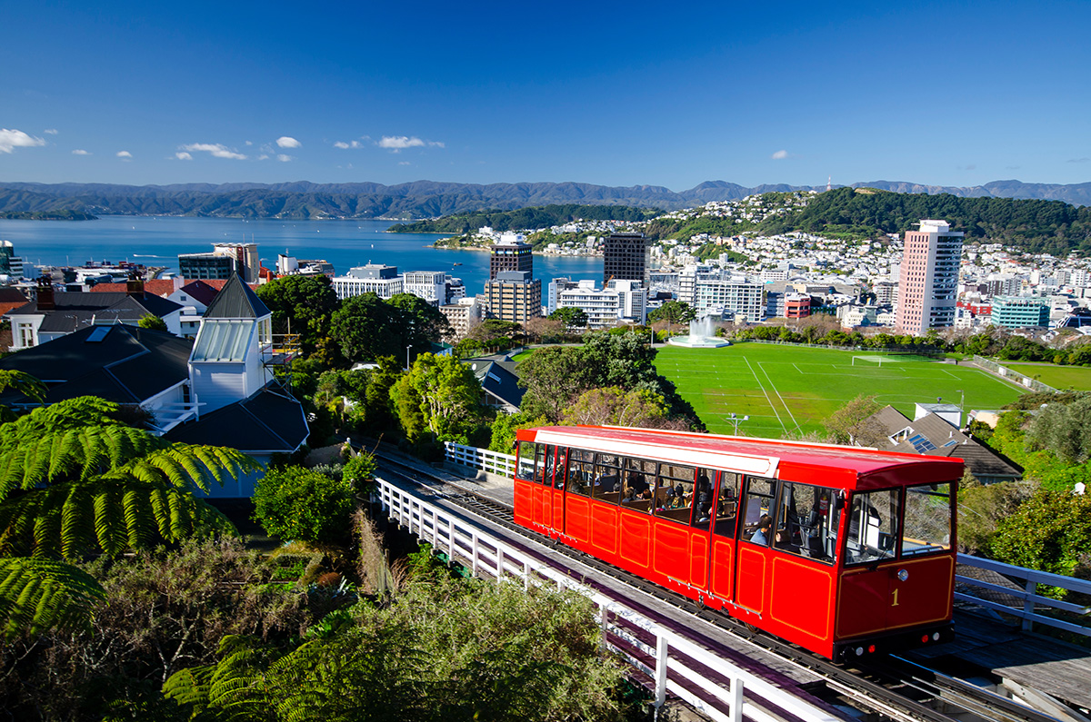 Red cable car