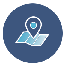 Planning a trip with Google Maps icon
